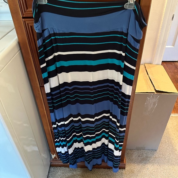 Dresses & Skirts - Blue Striped Skirt XXL